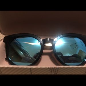blue tinted Dior sunglasses